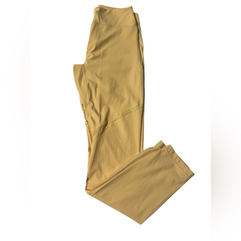 Gymshark Canary Yellow Whitney Simmons Butt Scrunch Leggings - Size Medium